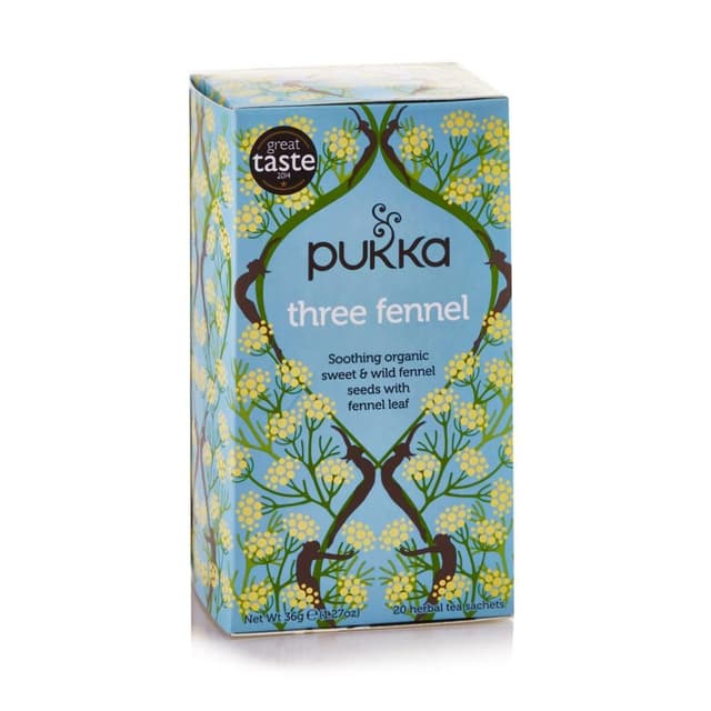 Pukka Three Fennel Herbal Tea 20's250G