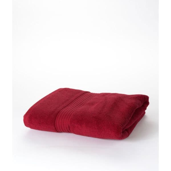 Fieldcrest Arabesque Face Towel 50x100cm Burgundy