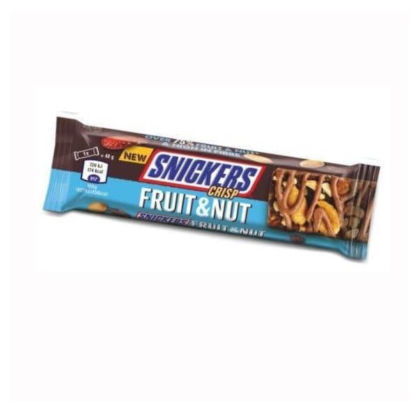 Snickers Crisp Fruits & Nuts Chocolate Bar, 40g