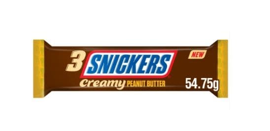 Snickers Creamy Peanut Butter Chocolate, 54.75g