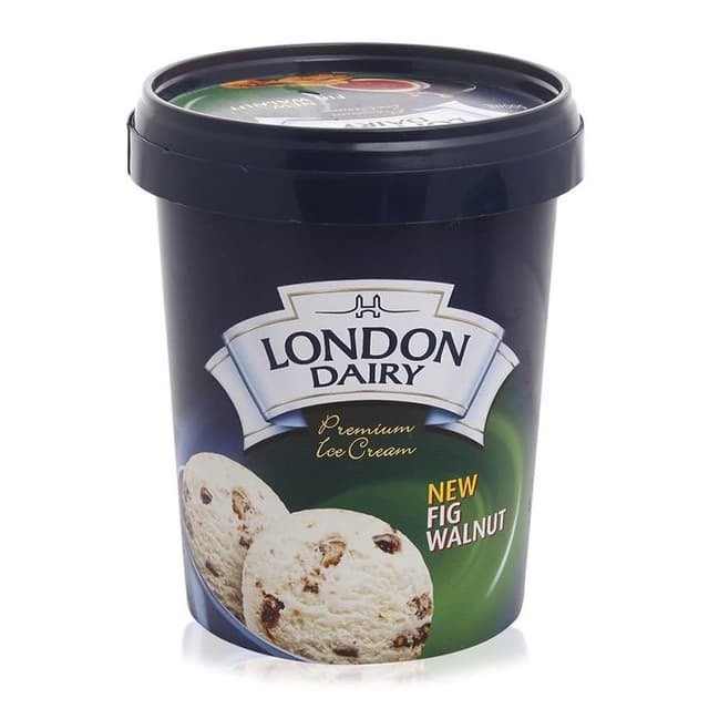 London Dairy Premium Ice Cream - Fig and Walnut 500ml