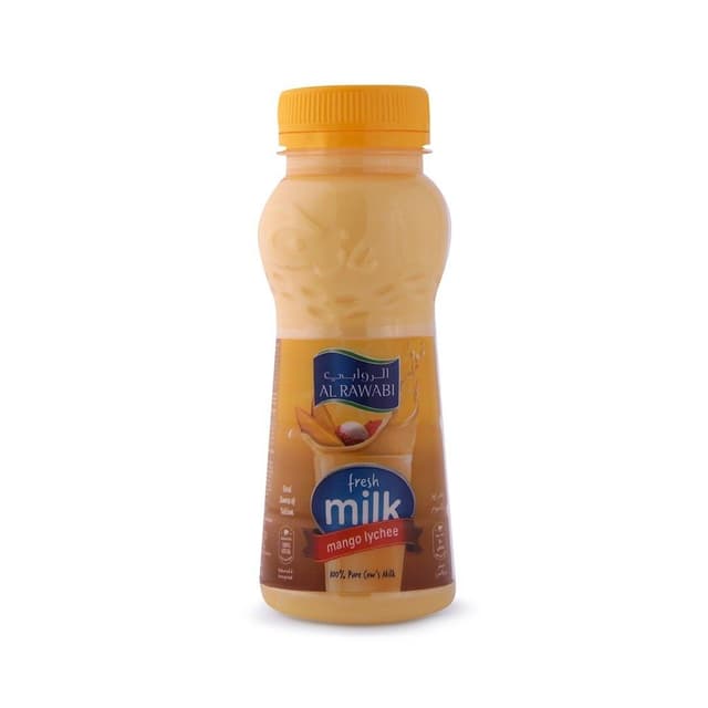 AL RAWABI MANGO LYCHEE MILK 200ML
