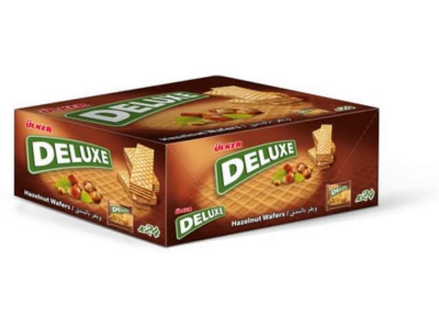 Ulker Deluxe Hazelnut Wafer, 12 x 40g