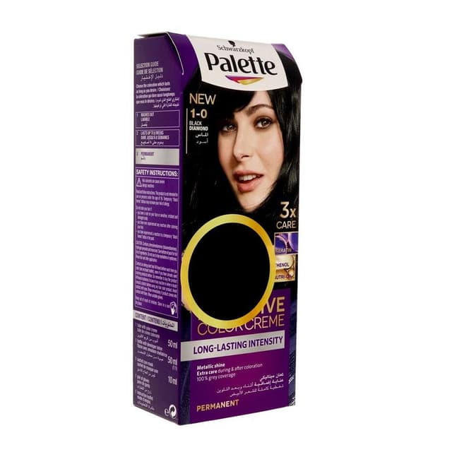 PALETTE HAIR COLOR BLACK 50ML