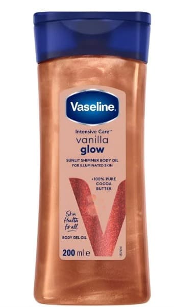 VASELINE BODY GEL OIL VANILLA GLOW 200ML