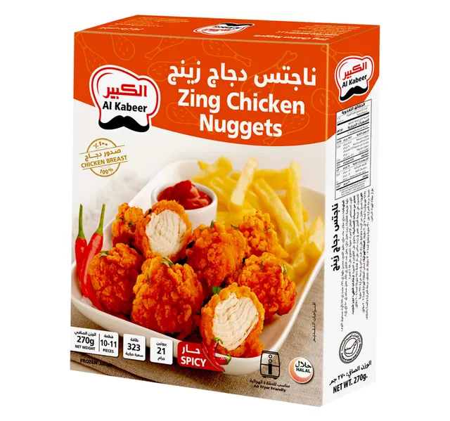 الكبير ناجتس دجاج زينج حار 270 جم