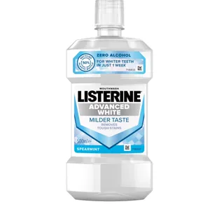 Listerine Advanced White Zero Alcohol Spearmint Mouthwash 500 ml