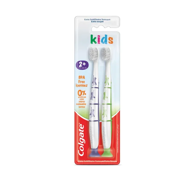 Colgate Bps Free Extra Soft For 2 Years Kids Toothbrush Assorted Colour 2