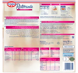 Droetker Ristorante Pizza Pepperoni 320 G
