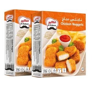 Al Kabeer Frozen Chicken Nuggets 2 270 G