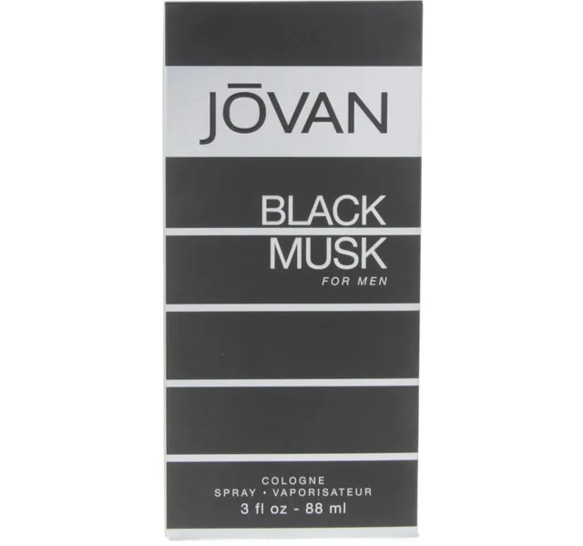 Jovan Black Musk Cologne Spray For Men 88 Ml