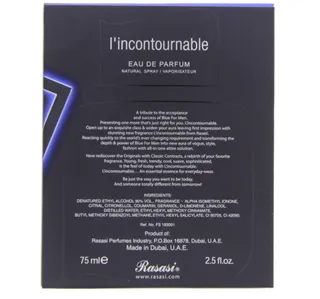 Rasasi Blue For Men Iincontournable 75 Ml