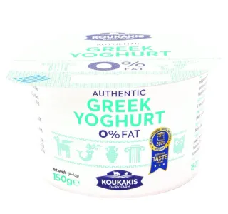 Koukakis Authentic Greek Yoghurt 0 Fat 150 G
