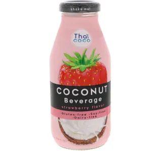 Thai Coco Coconut Beverage Strawberry Flavour 280 ml