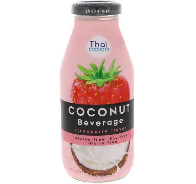 Thai Coco Coconut Beverage Strawberry Flavour 280 ml