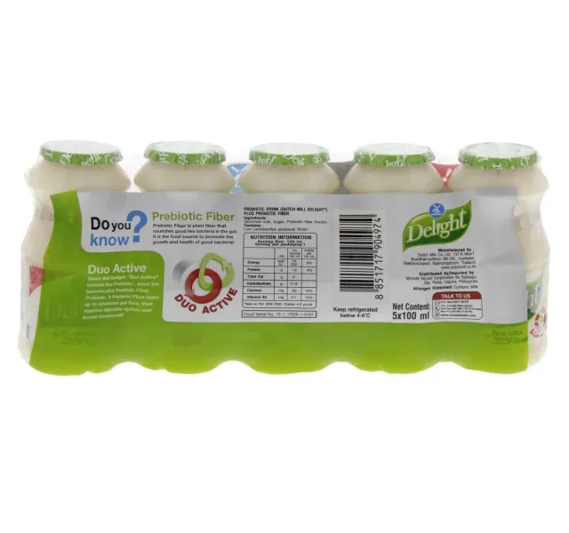 Dutch Mill Delight Prebiotic Fiber Drink 5 x 100 ml