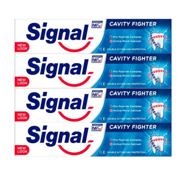 Signal Cavity Fighter Toothpaste 4 x 75 ml