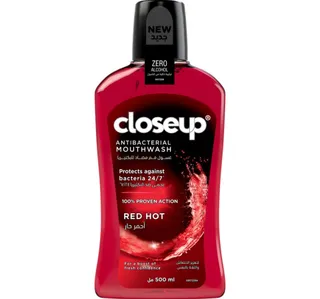 Closeup Red Hot Anti-Bacterial Mouthwash 500 ml