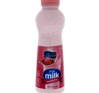 Al Rawabi Strawberry Fresh Milk 500 Ml