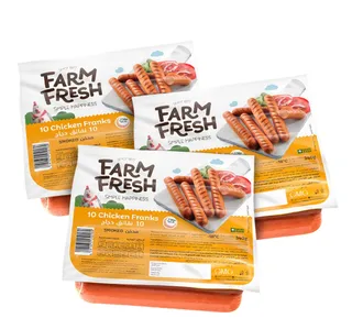 Farm Fresh Chicken Franks 3 340 G