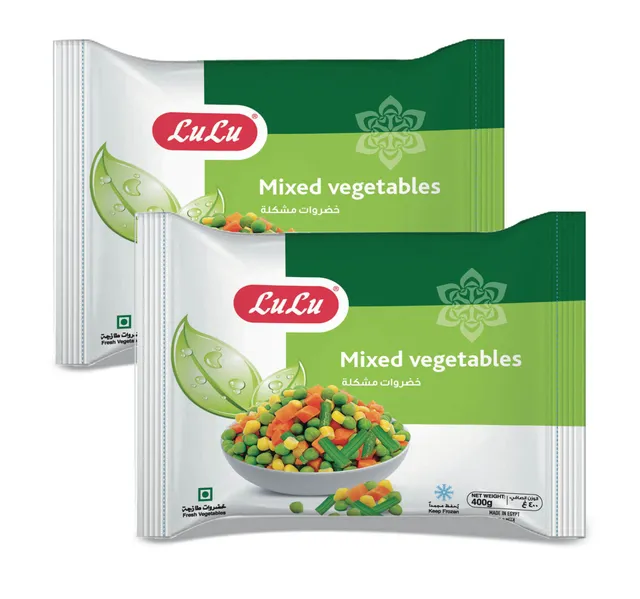 Lulu Frozen Mixed Vegetables Value Pack 2 400 G
