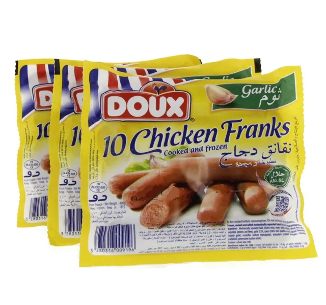 Doux Chicken Franks Garlic 3 400 G