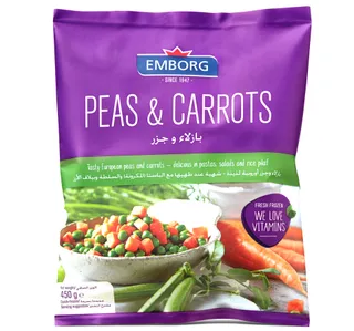 Emborg Peas Carrots Value Pack 2 450 G