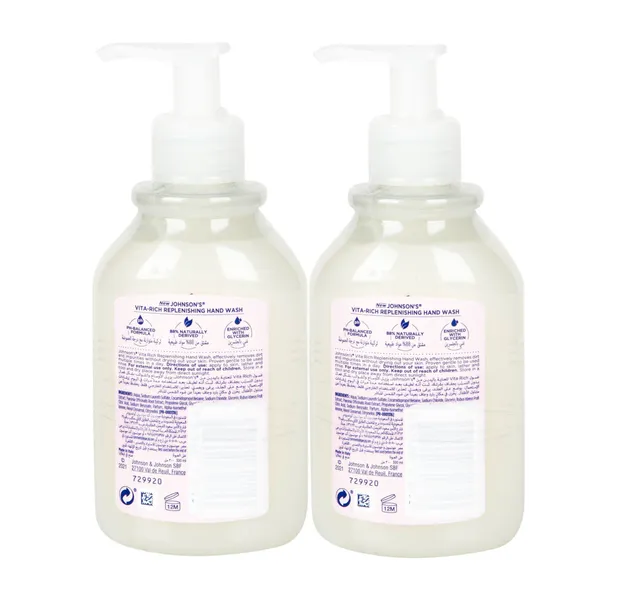 Johnsons Vita Rich Raspberry Peony Handwash 2 300 Ml