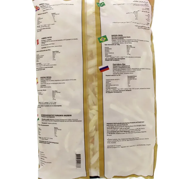 Datschaub French Fries 25 Kg