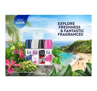 فا مزيل عرق حماية جافة برائحة القطن 50 مل