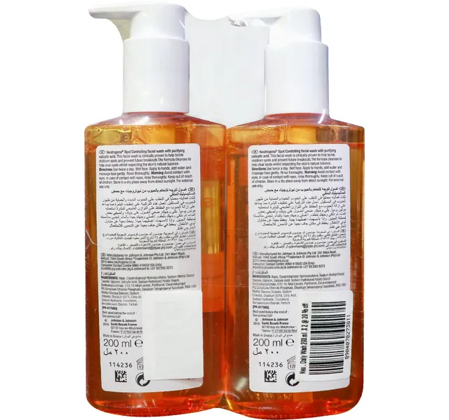 Neutrogena Visibly Clear Clear And Protect Daily Wash 2 200 Ml