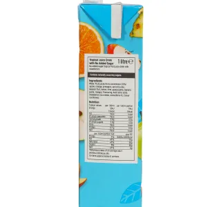 Morrisons No Added Sugar Tropical Juice Drink 1 Litre