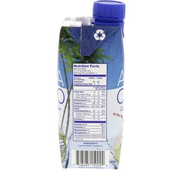 Aqua Coco Coconut Water 330 ml