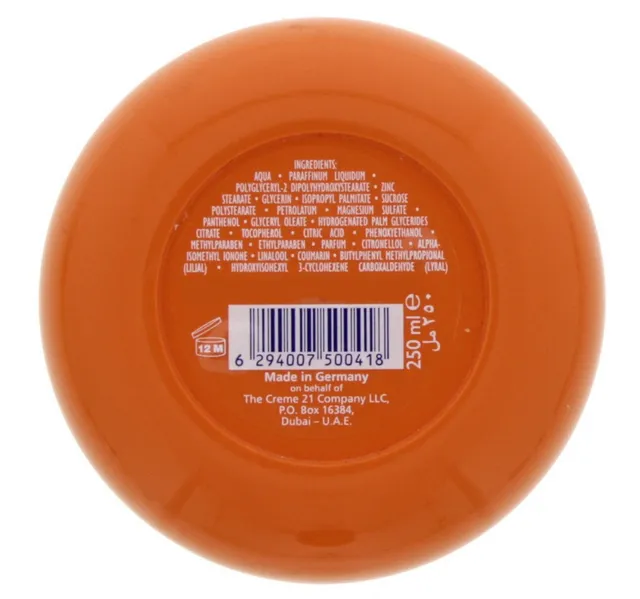 Creme 21 All Day Cream With Pro Vitamin B5 250 Ml