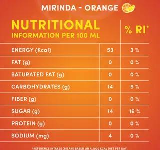 Mirinda Orange Pet Bottle 1 Litre