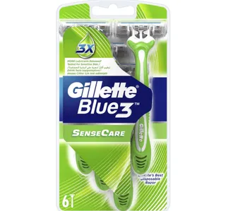 Gillette Blue 3 SenseCare Disposable Razors 6 pcs
