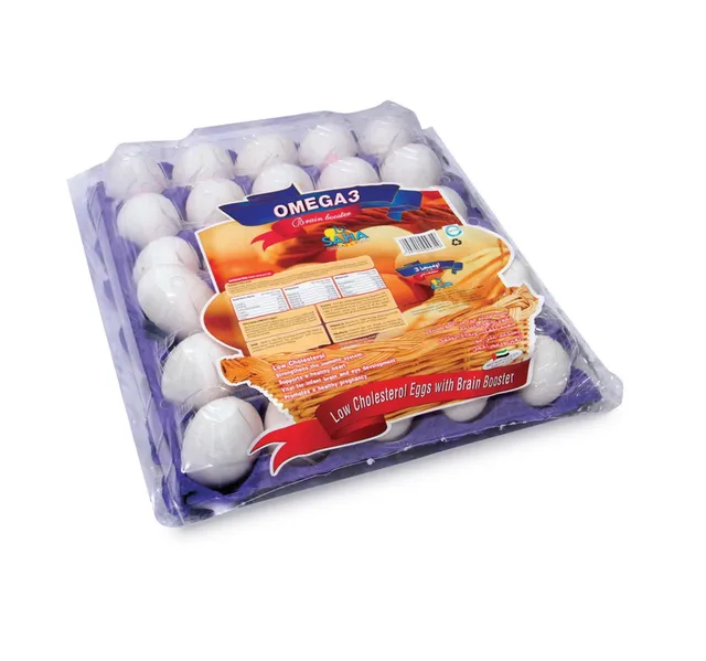 Saha White Omega 3 Eggs Medium 30 pcs