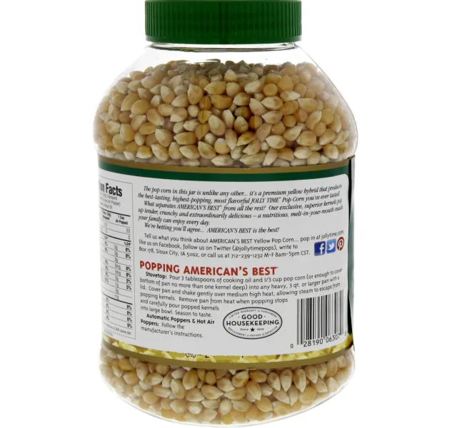 Jolly Time Americans Best Yellow Pop Corn 850 G