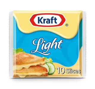 Kraft Cheese Slices Light 2 200 G