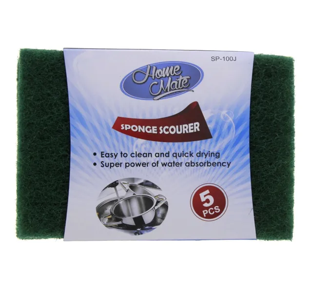 Home Mate Sponge Scourer 5 Pcs