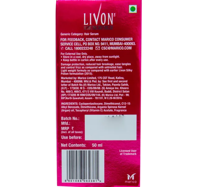Livon Hair Serum 50 Ml