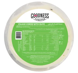Goodness Forever Village Cheese With Olive 250 g