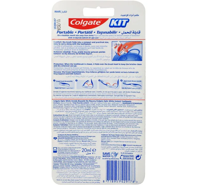 Colgate Portable Travel Kit 20 Ml