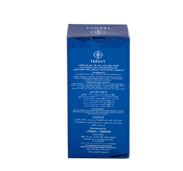 Hubert EDT Blue Flame For Men 100 ml