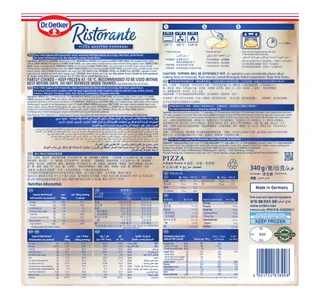 Droetker Ristorante Pizza Quattro Formaggi 340 G