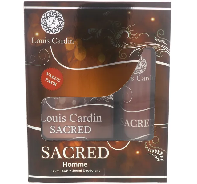 Louis Cardin Sacred Homme EDP 100 ml + Deodorant 200 ml