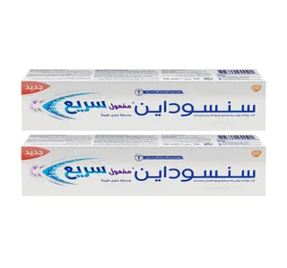 سنسوداين مفعول سريع وحماية تدوم طويلاً عبوة اقتصادية 2 × 75 مل
