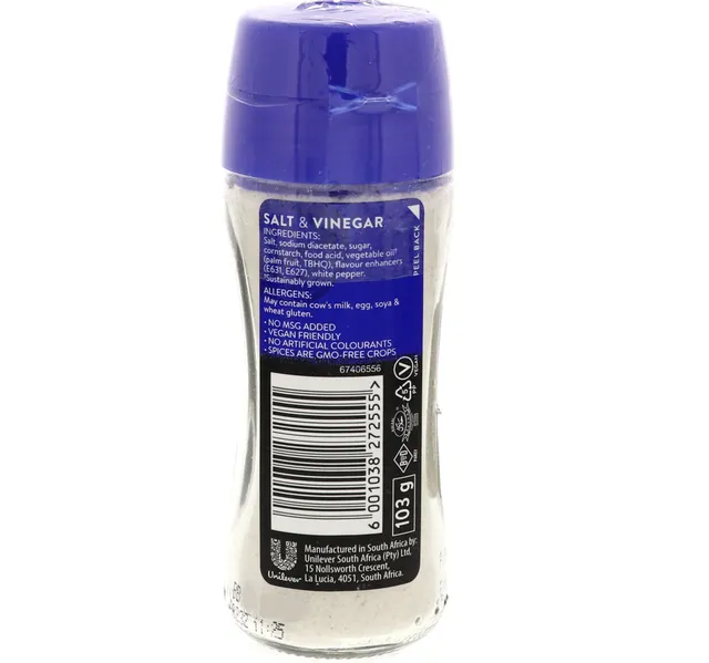 Robertsons Salt Vinegar 103 G