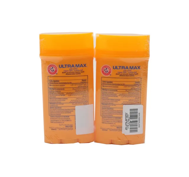 Arm Hammer Ultra Max Active Sport Antiperspirant Deodorant Stick 2 73 G