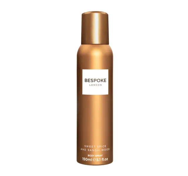 Bespoke Body Spray Sweet Spice And Sandalwood 150 ml